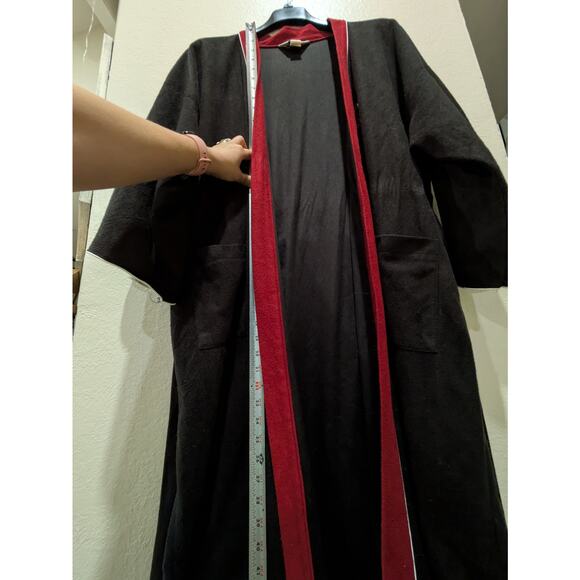 RCA Robe Corporation of America Robe Men's 1X Black Red with Tie Classic Vintage - Picture 10 of 14